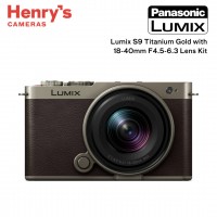 Panasonic Lumix S9 Titanium Gold with 18-40mm F4.5-6.3 Lens Kit (Limited Edition)