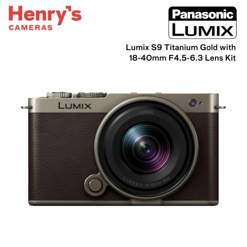 Panasonic Lumix S9 Titanium Gold with 18-40mm F4.5-6.3 Lens Kit (Limited Edition)