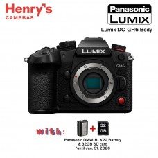 Panasonic Lumix DC-GH6 Body Mirrorless Camera Panasonic Lumix DC-GH6 Body Mirrorless Camera