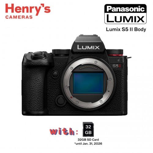 Panasonic Lumix S5 II Body Hybrid Full-Frame Camera Panasonic Lumix S5 II Body Hybrid Full-Frame Camera