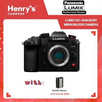 Panasonic Lumix DC-GH6 Body Mirrorless Camera Panasonic Lumix DC-GH6 Body Mirrorless Camera