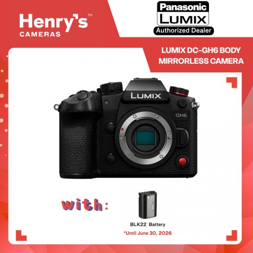Panasonic Lumix DC-GH6 Body Mirrorless Camera Panasonic Lumix DC-GH6 Body Mirrorless Camera