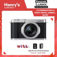 LUMIX L10 Premium Point & Shoot Digital Camera - Silver (PRE-ORDER)