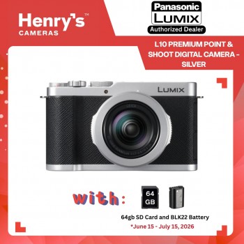 LUMIX L10 Premium Point & Shoot Digital Camera - Silver (PRE-ORDER) LUMIX L10 Premium Point & Shoot Digital Camera - Silver (PRE-ORDER)