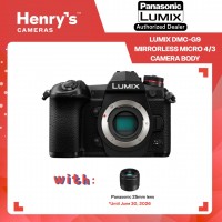 Panasonic Lumix DMC-G9 Mirrorless Micro 4/3 Camera Body Panasonic Lumix DMC-G9 Mirrorless Micro 4/3 Camera Body