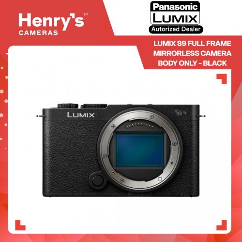 Panasonic Lumix S9 Full Frame Mirrorless Camera Body Only - Black