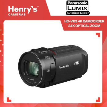 Panasonic HC-VX3 4K Camcorder 24X Optical Zoom