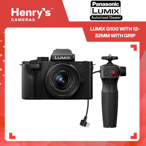 Panasonic Lumix G100 with 12-32mm with Grip