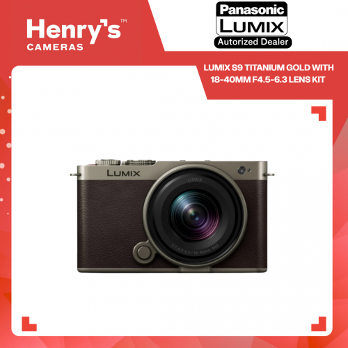 Panasonic Lumix S9 Titanium Gold with 18-40mm F4.5-6.3 Lens Kit (Limited Edition)