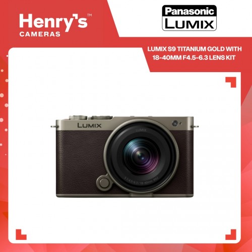 Panasonic Lumix S9 Titanium Gold with 18-40mm F4.5-6.3 Lens Kit (Limited Edition)