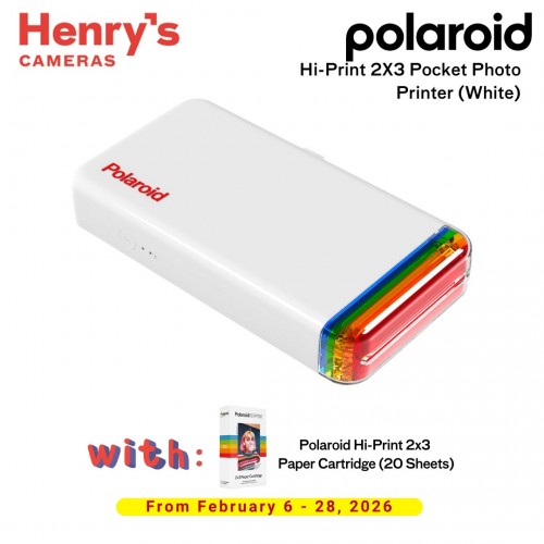 Polaroid Hi-Print 2X3 Pocket Photo Printer (White) Polaroid Hi-Print 2X3 Pocket Photo Printer (White)