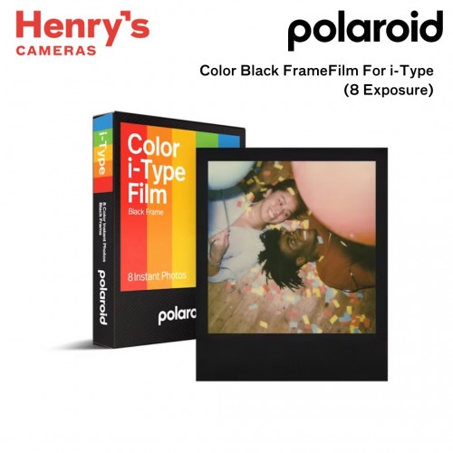 Polaroid Color Black Frame Film For i-Type (8 Exposure)