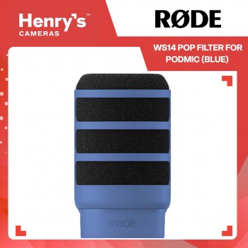 Rode WS14 Pop Filter for PodMic (Blue)
