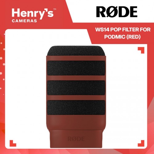 Rode WS14 Pop Filter for PodMic (Red)