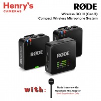 Rode Wireless GO III (Gen 3) Compact Wireless Microphone System