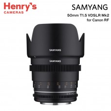 Samyang 50mm T1.5 VDSLR Mk2 for Canon RF