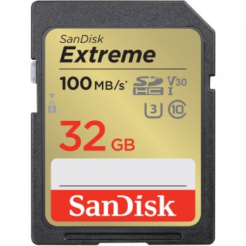 Sandisk Extreme 32GB 100MB/S UHS-I - SDHC SDSDXVT-032G
