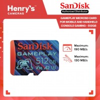 SanDisk 512GB GamePlay microSD Card for Mobile and Handheld Console Gaming - SDSQXAV-512G-GN6XN