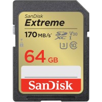 Sandisk Extreme 64GB 170MB/S SDXC - SDSDXV2-064G-GNCIN