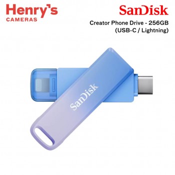 SanDisk Creator Phone Drive - 256GB (USB-C / Lightning)