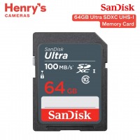 SanDisk 64GB Ultra SDXC UHS-I Memory Card - SDSDUNR-064G-GN3IN