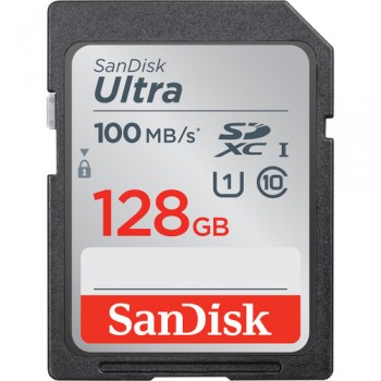 SANDISK ULTRA 128GB SDXC 100MB/S C10 SDSDUNR-128G
