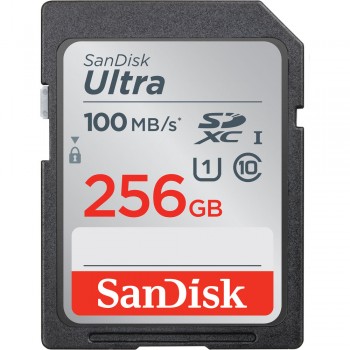 Sandisk Ultra 256GB SDXC UHS-I 100MB/S C10 - SDSDUNR-256G-GN3IN