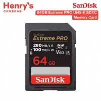 SanDisk 64GB Extreme PRO UHS-II SDXC Memory Card - SDSDXEP-064G-GN4IN