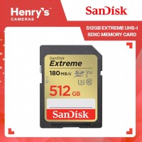 SanDisk 512GB Extreme UHS-I SDXC Memory Card - SDSDXVV-512G-GNCIN SanDisk 512GB Extreme UHS-I SDXC Memory Card - SDSDXVV-512G-GNCIN