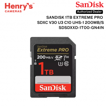 Sandisk Extreme Pro 1TB V30 U3 C10 UHS-1 200MB/s - SDSDXXD-1T00-GN4IN