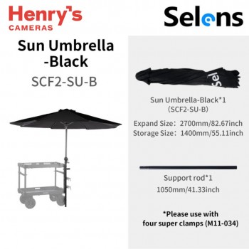 Selens Sun Umbrella Black SCF2-SU-B Selens Sun Umbrella Black SCF2-SU-B