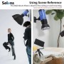 Selens Baby Pin Wall Ceiling Mount Plate 6cm M11-027A