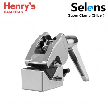Selens Super Clamp For Photography Studio, Video Camera Lighting (Silver)