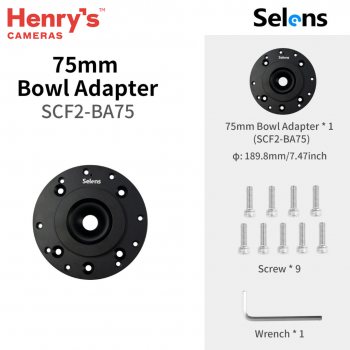 Selens 75mm Bowl Adapter SCF2-BA75 Selens 75mm Bowl Adapter SCF2-BA75