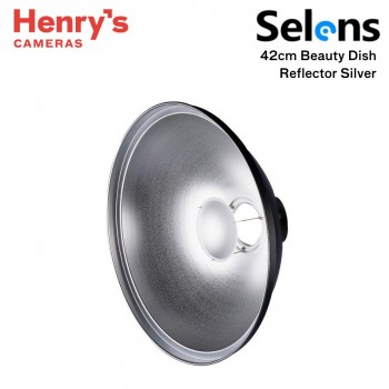 Selens 42cm Beauty Dish Reflector Silver SLH4-42CM-S