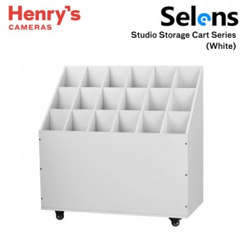 Selens Studio Storage Cart White SDS12-SC18-W Selens Studio Storage Cart White SDS12-SC18-W