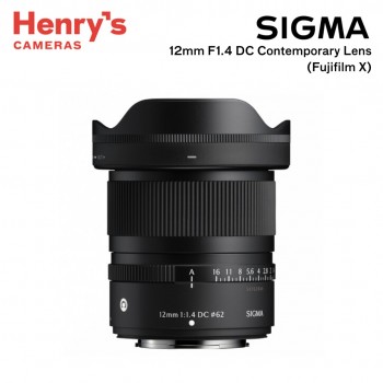 Sigma 12mm F1.4 DC Contemporary Lens for Fujifilm X Sigma 12mm F1.4 DC Contemporary Lens for Fujifilm X