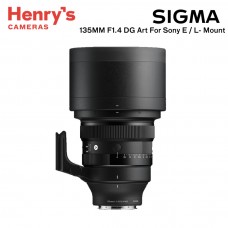 Sigma 135MM F1.4 DG Art For Sony E / L- Mount