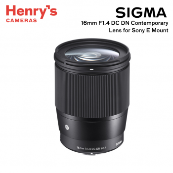 Sigma 16mm F1.4 DC DN Contemporary Lens for Sony E Mount