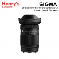 Sigma 20-200mm F3.5-6.3 DG Contemporary Lens for Sony  E / L- Mount