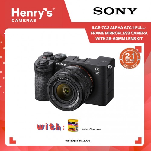 Sony ILCE-7C2 Alpha A7C II Full-Frame Mirrorless Camera with 28-60mm Lens Kit