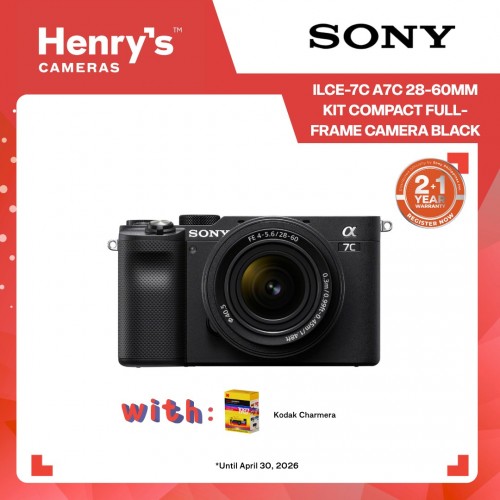 Sony ILCE-7C A7C 28-60mm Kit Compact Full-Frame Camera Black