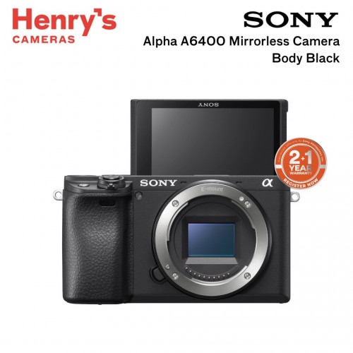 Sony Alpha A6400 Mirrorless Camera Body Black