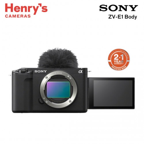 Sony ZV-E1 Digital Camera (Body Only) Black (Sony Phil)