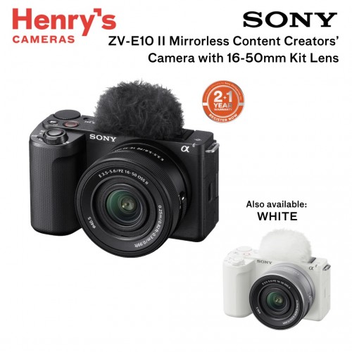 Sony ZV-E10 II Mirrorless Camera with 16-50mm Lens Kit