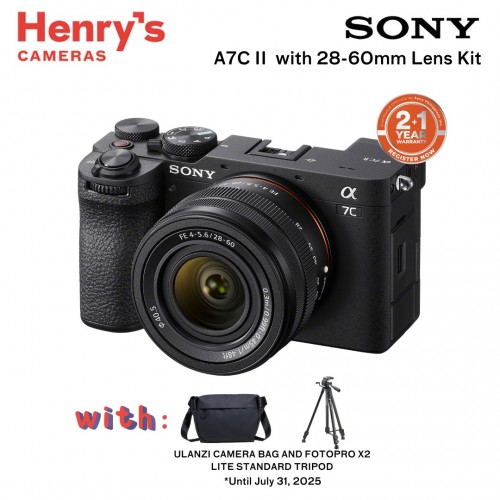 Sony ILCE-7C2 Alpha A7C II Full-Frame Mirrorless Camera with 28-60mm Lens Kit