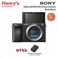 Sony Alpha A6400 Mirrorless Camera Body Black