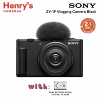 Sony ZV-1F Vlogging Camera Black Sony ZV-1F Vlogging Camera Black