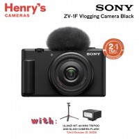 Sony ZV-1F Vlogging Camera Black