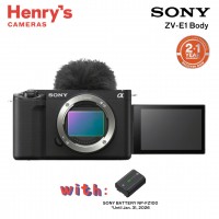 Sony ZV-E1 Digital Camera (Body Only) Black (Sony Phil) Sony ZV-E1 Digital Camera (Body Only) Black (Sony Phil)